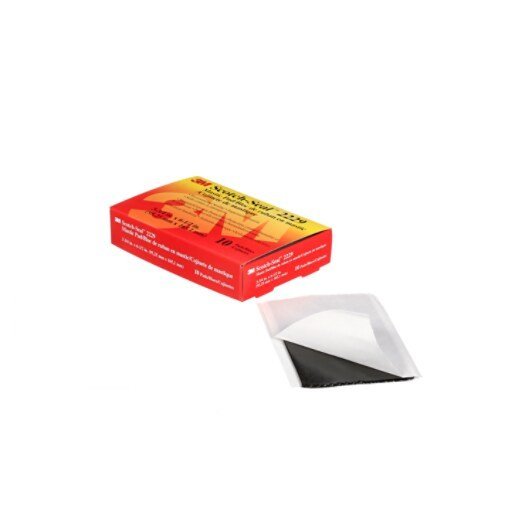 3M 7000132527 Scotch - Seal™ Mastic Tape Compound 2229, 3 - 3/4 in x 6 - 1/2 in, Black, 10 pads/carton, 40 pads/Case - KEM - TRON INC.