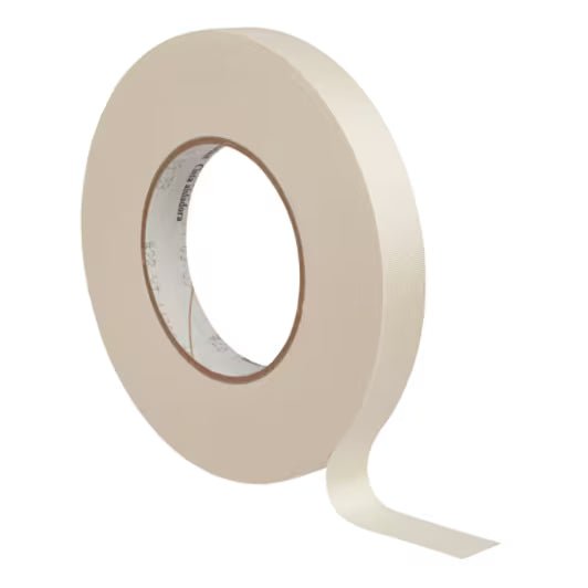 3M 7000132723 Acetate Cloth Electrical Tape 28, 1 in x 72 yd, 36 Rolls/Case - KEM - TRON INC.