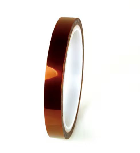 3M 7010349606 Polyimide Film Electrical Tape 1218, Amber, log rolls, 1 in x 36 yd, 9 Rolls/Case - KEM - TRON INC.