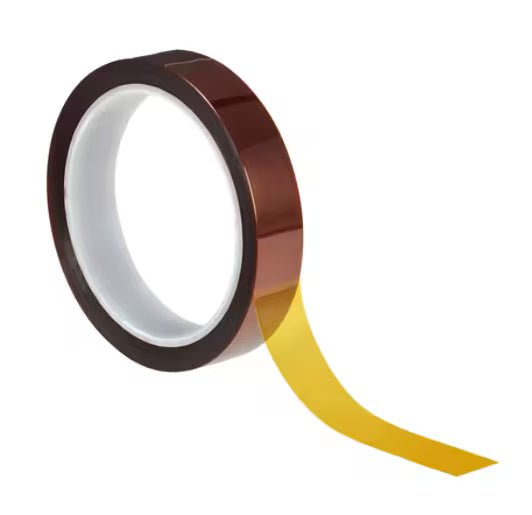 3M 7100007737 3M™ Polyimide Film Tape 5413, Amber, 2.7 Mil, 1 In x 36 Yd, 9/Case, Boxed - KEM - TRON INC.