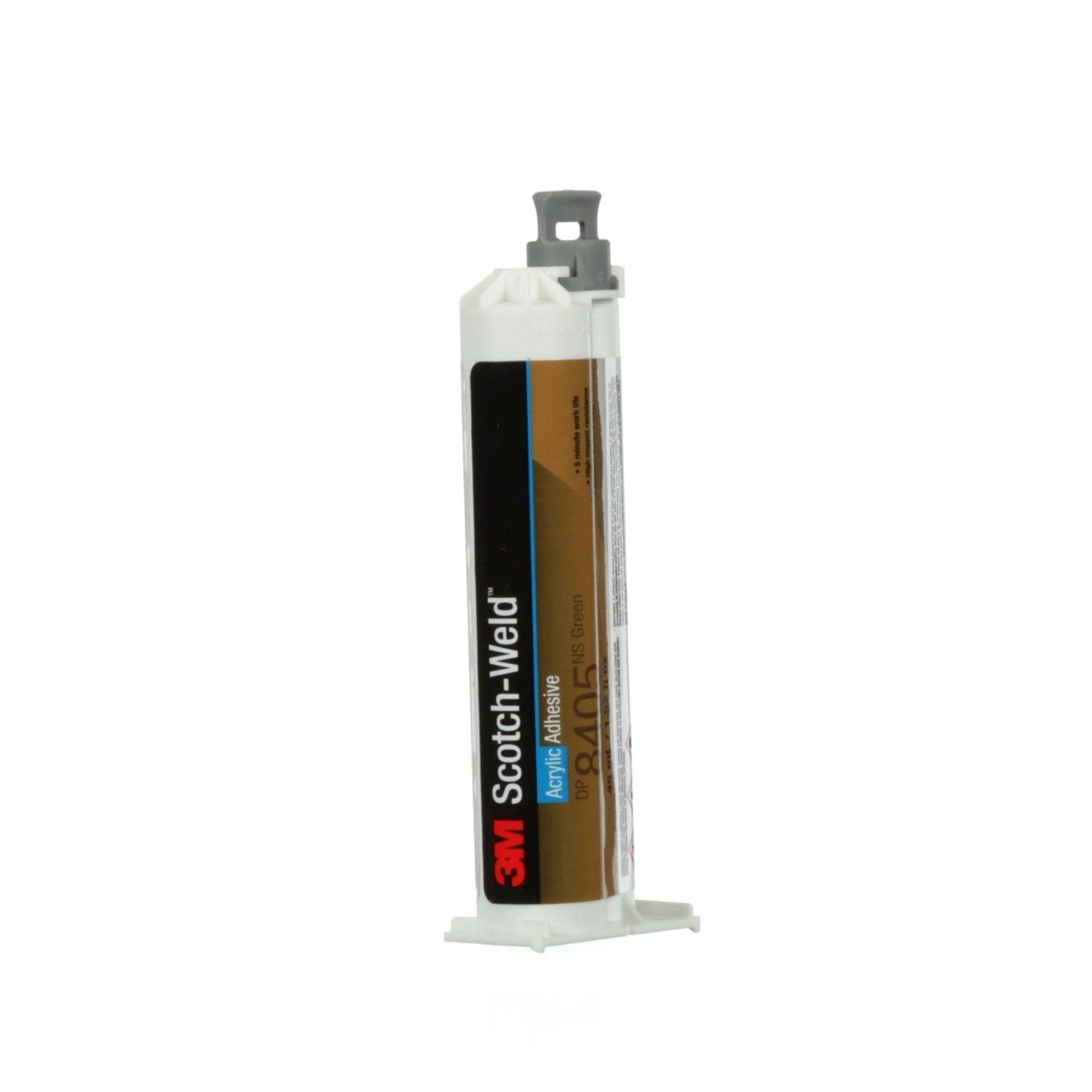 3M 7100009688 Scotch - Weld™ Acrylic Adhesive DP8405NS, Green, 45 mL Duo - Pak - KEM - TRON INC.