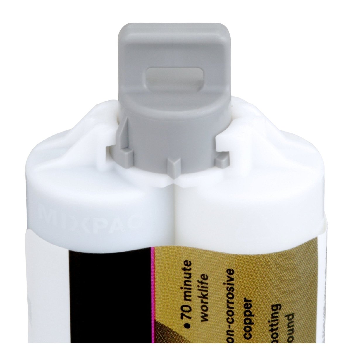 3M 7100148745 Scotch - Weld Epoxy Adhesive DP100 Plus, Clear, 48.5 mL Duo - Pak - KEM - TRON INC.