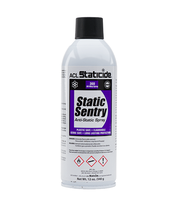 ACL Staticide® 2006 Static Sentry Anti - Static Aerosol, 12 oz / 340 g Aerosol Can - KEM - TRON INC.