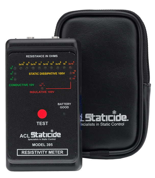 ACL Staticide® 396 Weighted Probe Kit includes two 5 - lb probes and carrying case - KEM - TRON INC.