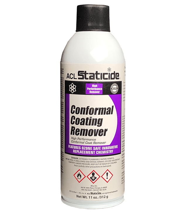 ACL Staticide® 8698 Conformal Coating Remover , 11 oz / 312 g Aerosol Can - KEM - TRON INC.