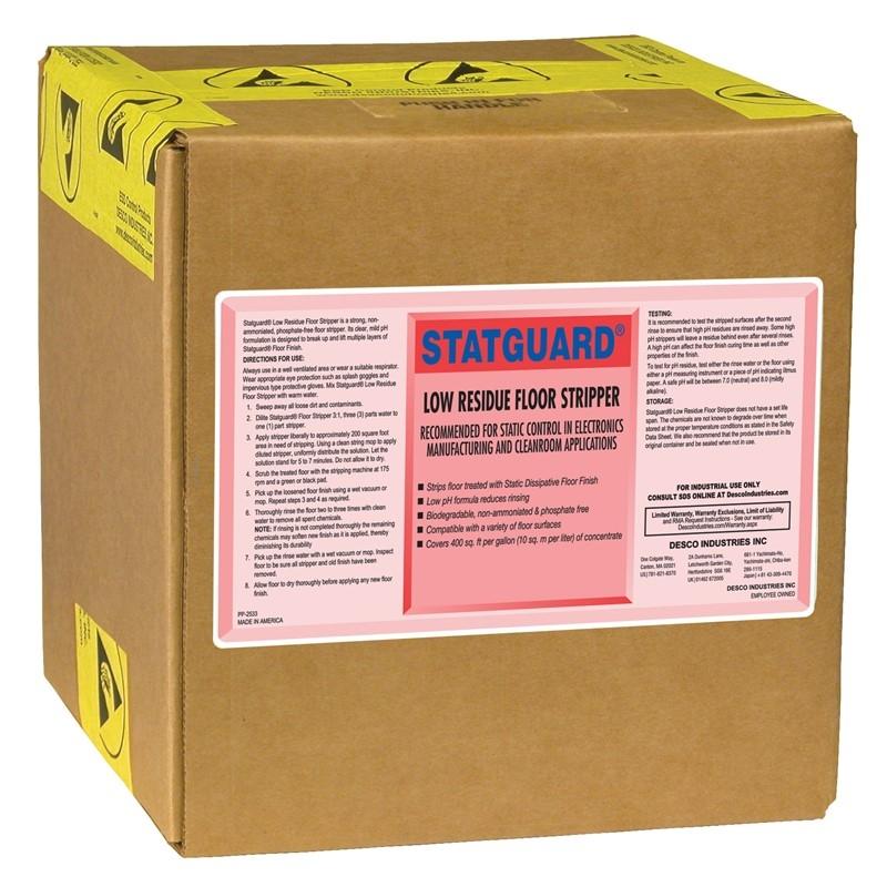 Desco 10442 Statguard Floor Stripper, 5 Gallon Cube Bag - In - Box - KEM - TRON INC.