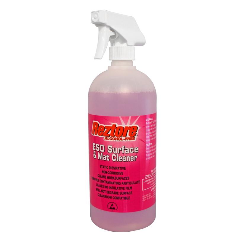 Desco 10446 Reztore Surface & Mat Cleaner, 1 Qt Spray Bottle - KEM - TRON INC.