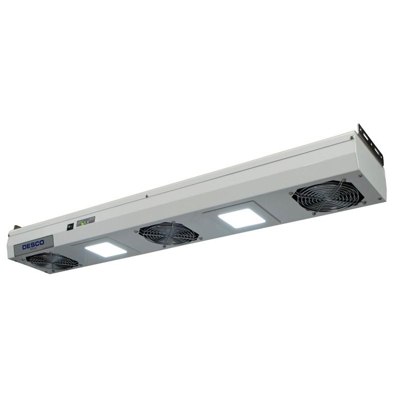 Desco 60468 Chargebuster Overhead Ionizer With Led Lights, 3 - Fan, 120Vac - KEM - TRON INC.