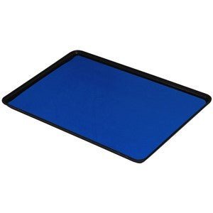 Desco 66222, Dissipative Dual Layer Rubber Tray Liner, Dark Blue, 16 in x 24 in x .060 in - KEM - TRON INC.