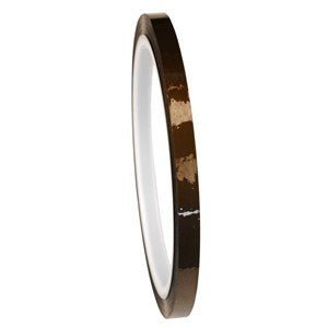 Desco 81270, Wescorp Anti - Static High - Temp Polyimide Tape, 1/4" x 36 YDS, 3" Plastic Core - KEM - TRON INC.