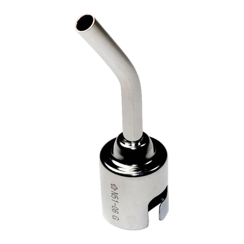 Hakko N51 - 06 Bent 30° Hot Air Nozzle, 5.5 mm - KEM - TRON INC.