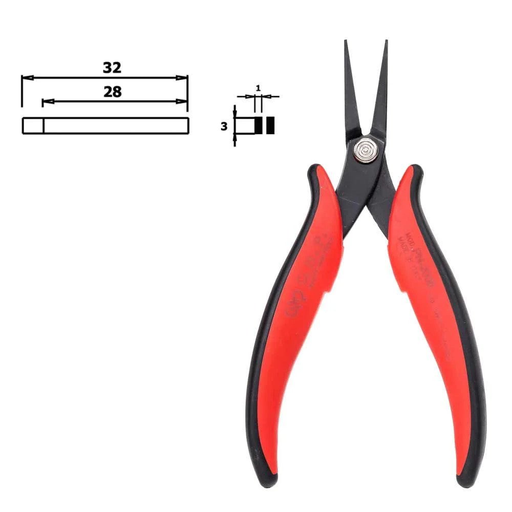 Hakko PN - 2008 Long Nose Pliers - KEM - TRON INC.