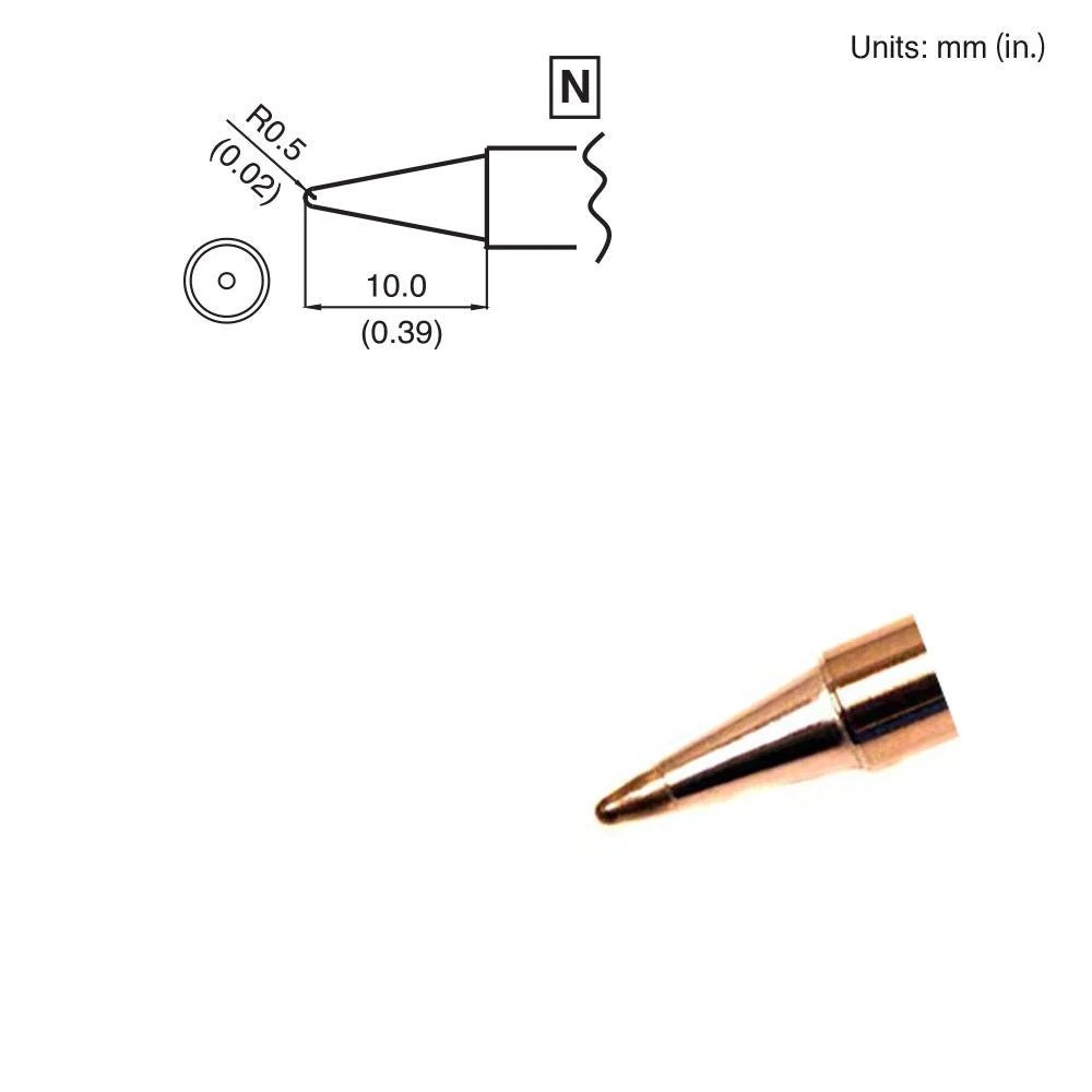Hakko T15 - B2 Conical Tip - KEM - TRON INC.