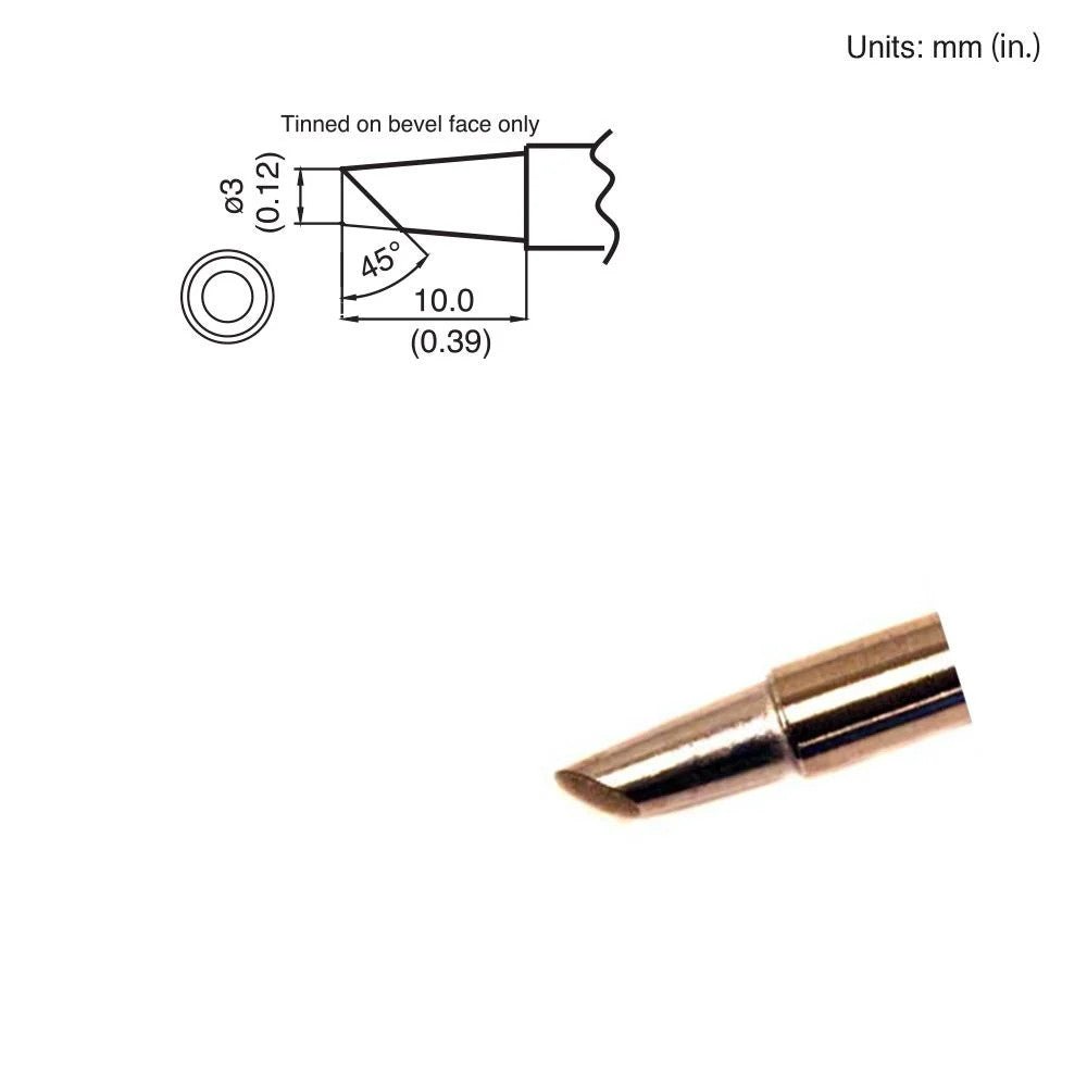 Hakko T15 - BCF3 Bevel Tip - KEM - TRON INC.