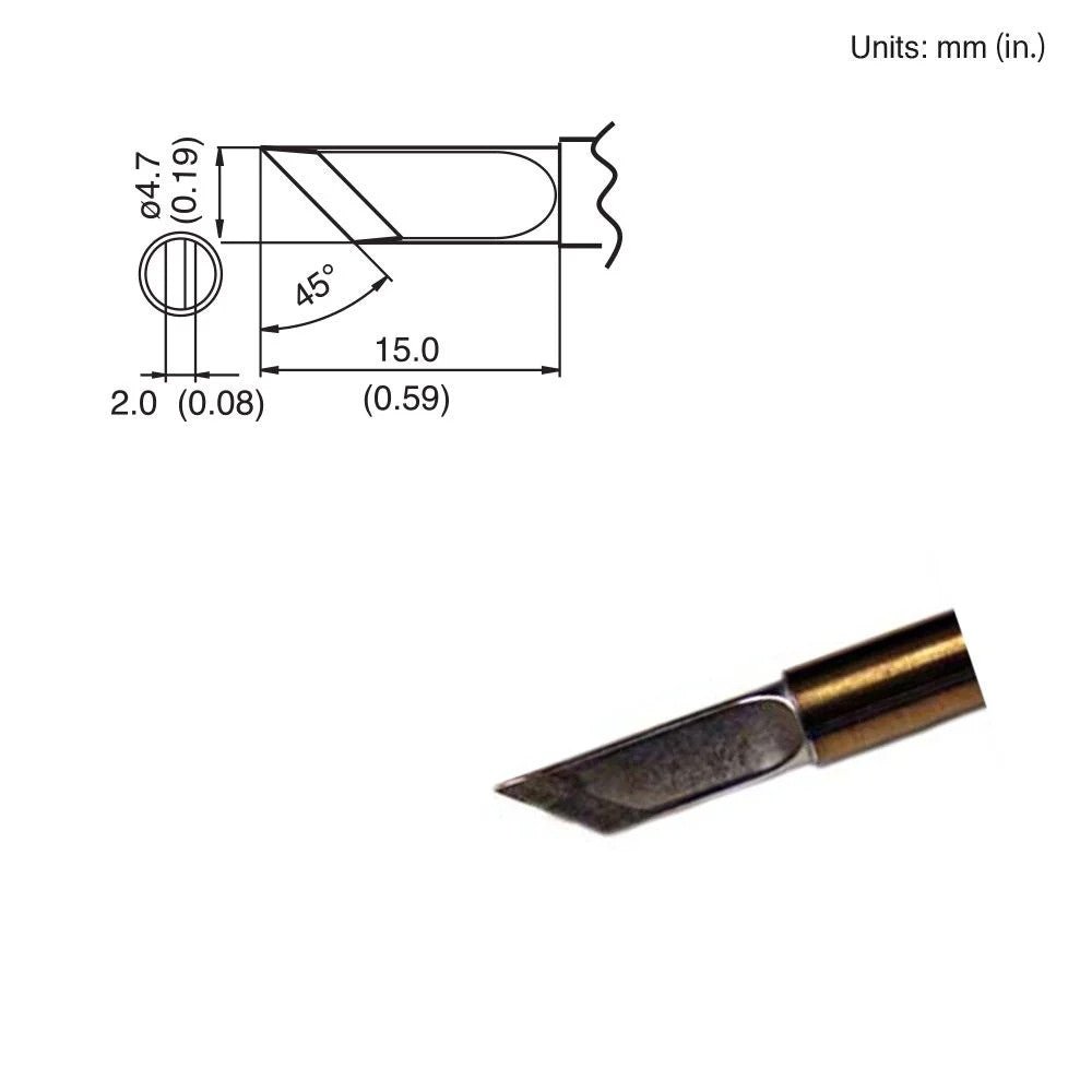 Hakko T15 - K Knife Tip - KEM - TRON INC.
