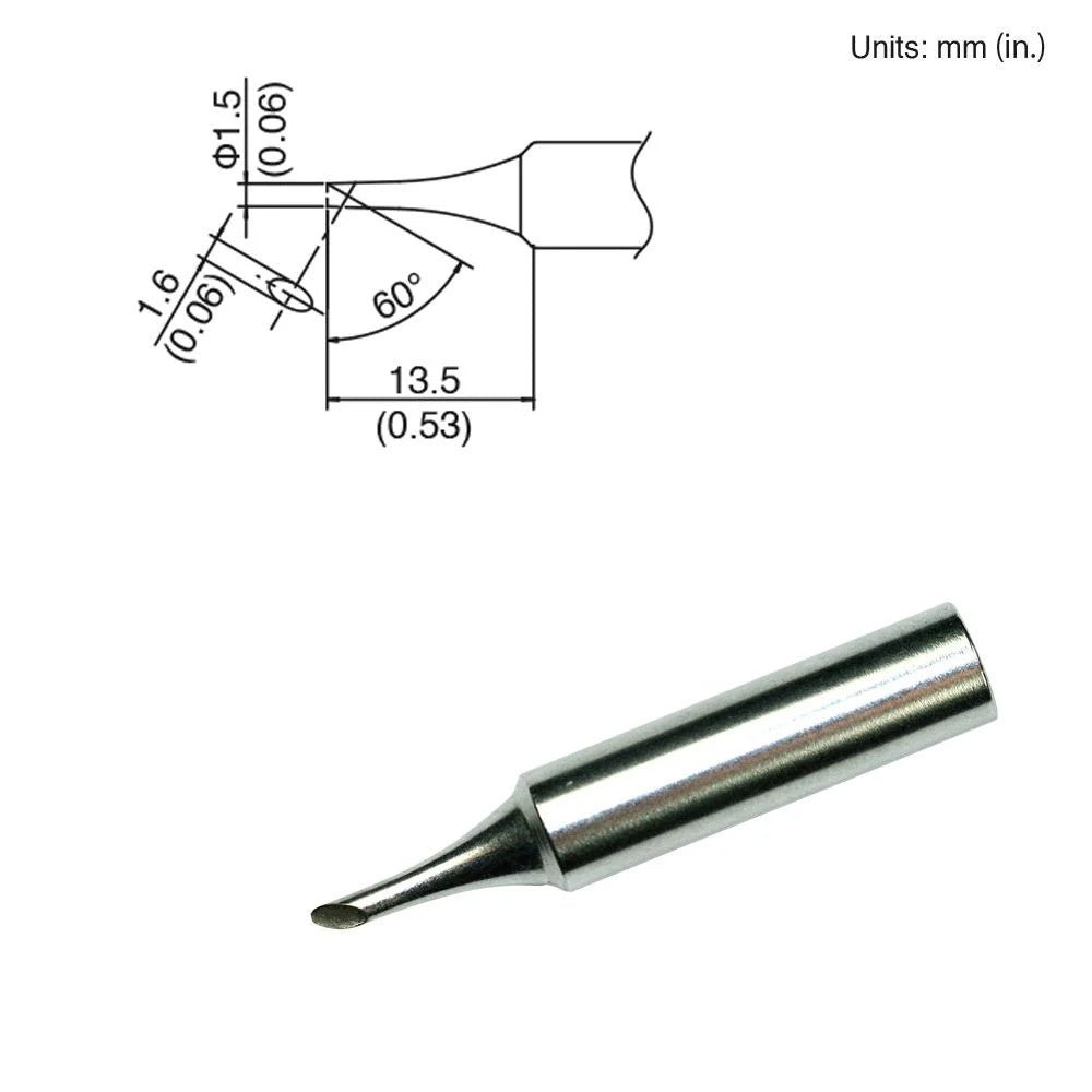 Hakko T18 - CF15 Bevel Tip - KEM - TRON INC.