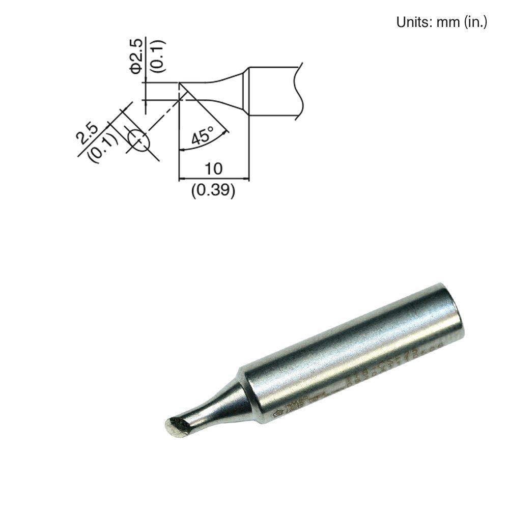Hakko T18 - CSF25 Bevel Tip - KEM - TRON INC.