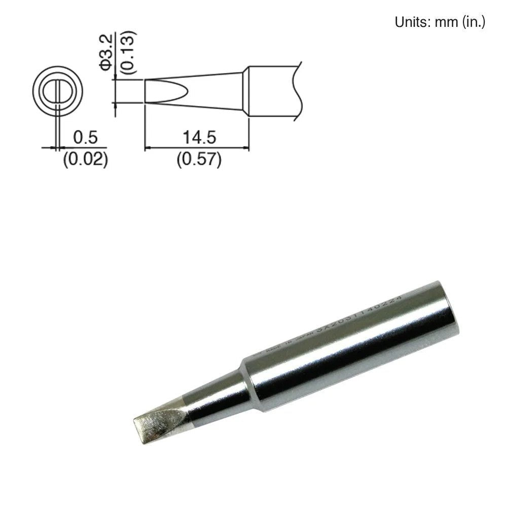 Hakko T18 - D32 Chisel Tip - KEM - TRON INC.