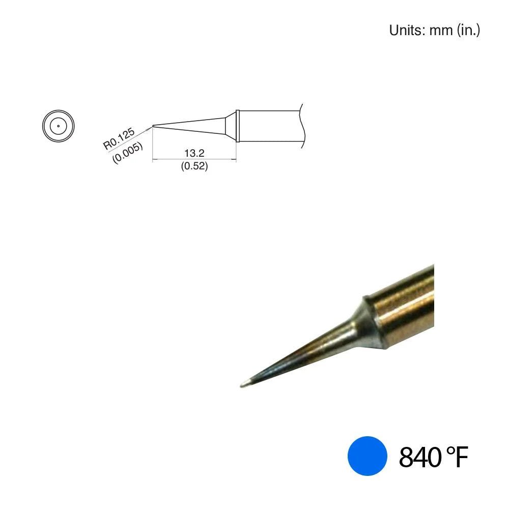 Hakko T31 - 01LI Conical Slim Tip, 840°F / 450°C - KEM - TRON INC.