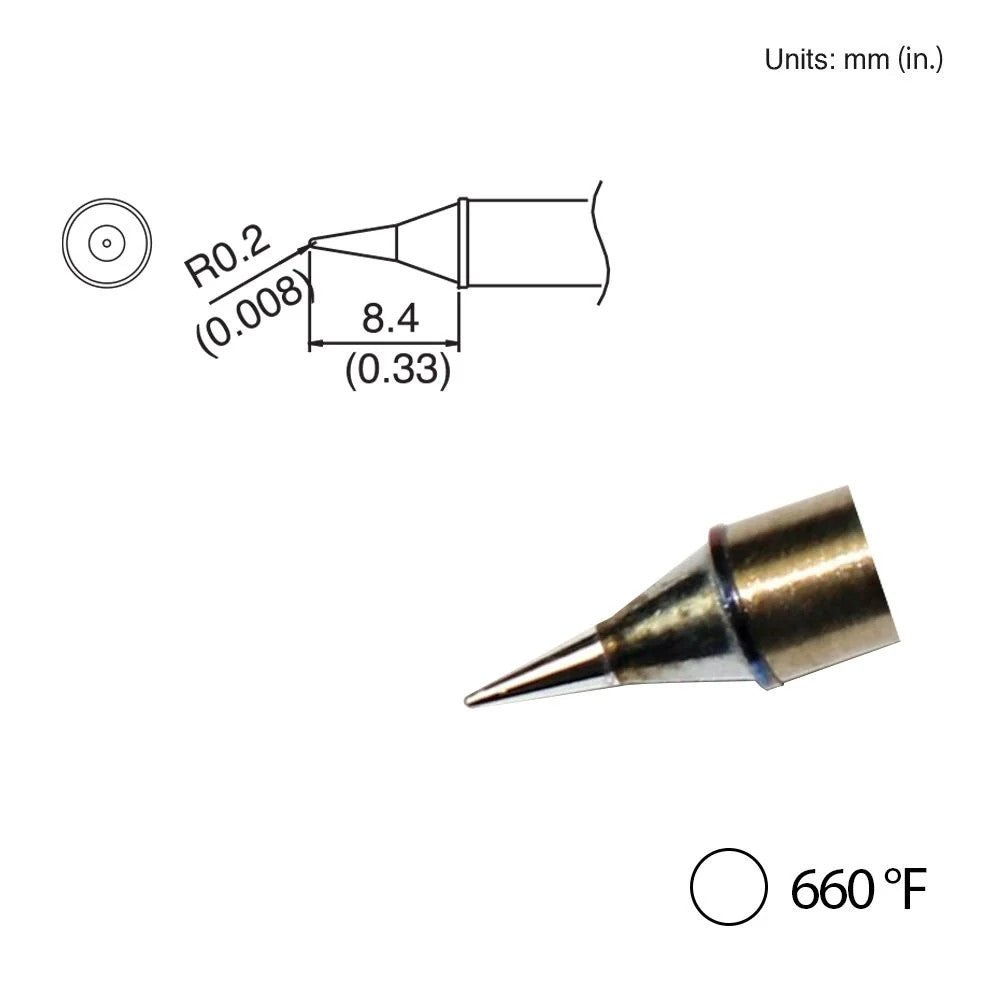 Hakko T31 - 03I Conical Tip, 660°F / 350°C - KEM - TRON INC.