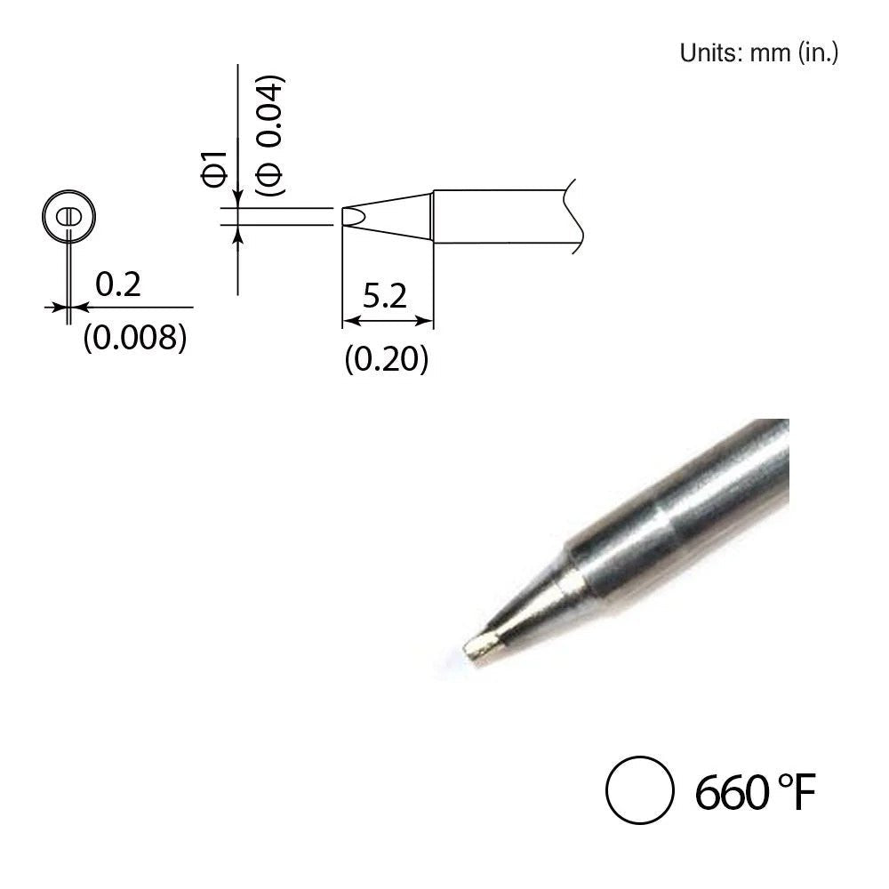 Hakko T35 - 03D06 Chisel Tip - KEM - TRON INC.