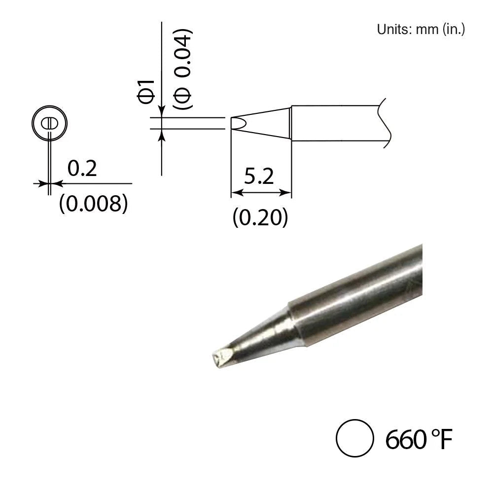 Hakko T35 - 03D1 Chisel Tip - KEM - TRON INC.