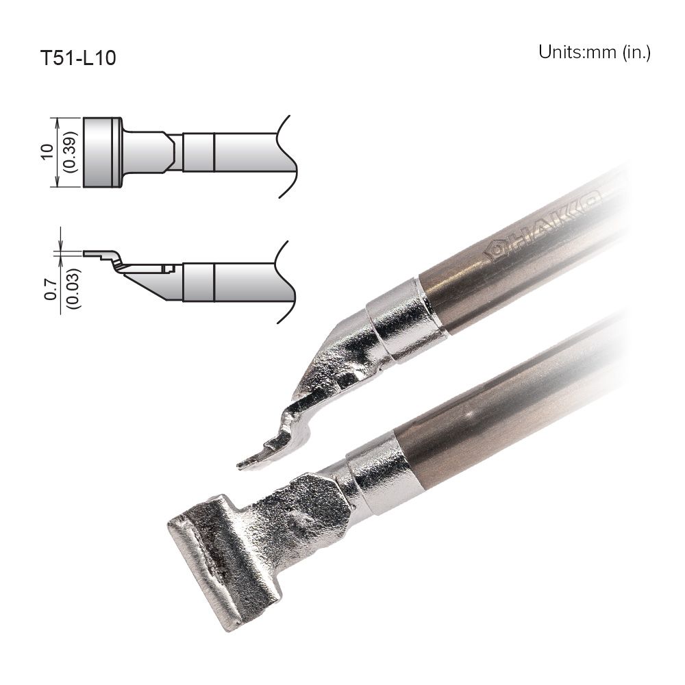 Hakko T51 - L10 SOP Tip - KEM - TRON INC.