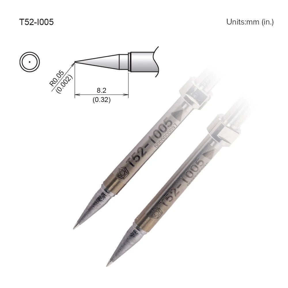 Hakko T52 - I005 Conical Tip - KEM - TRON INC.
