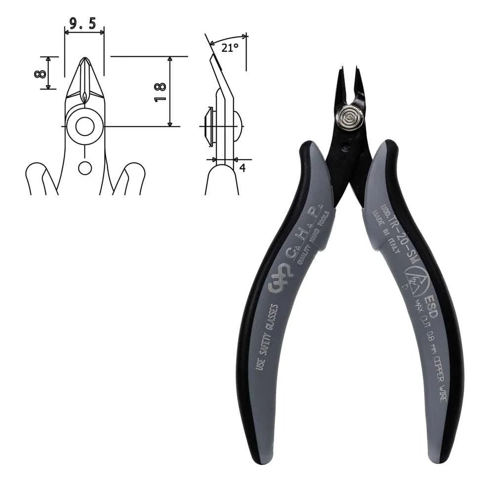 Hakko TR - 20 - SM - D ESD Micro Cutter - KEM - TRON INC.