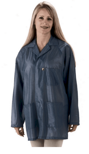 Tech Wear LOJ - 63KEY - S Smock - Traditional OFX - 100 - Jacket - 3 Pocket Color = Navy Blue, Small, With Key - KEM - TRON INC.