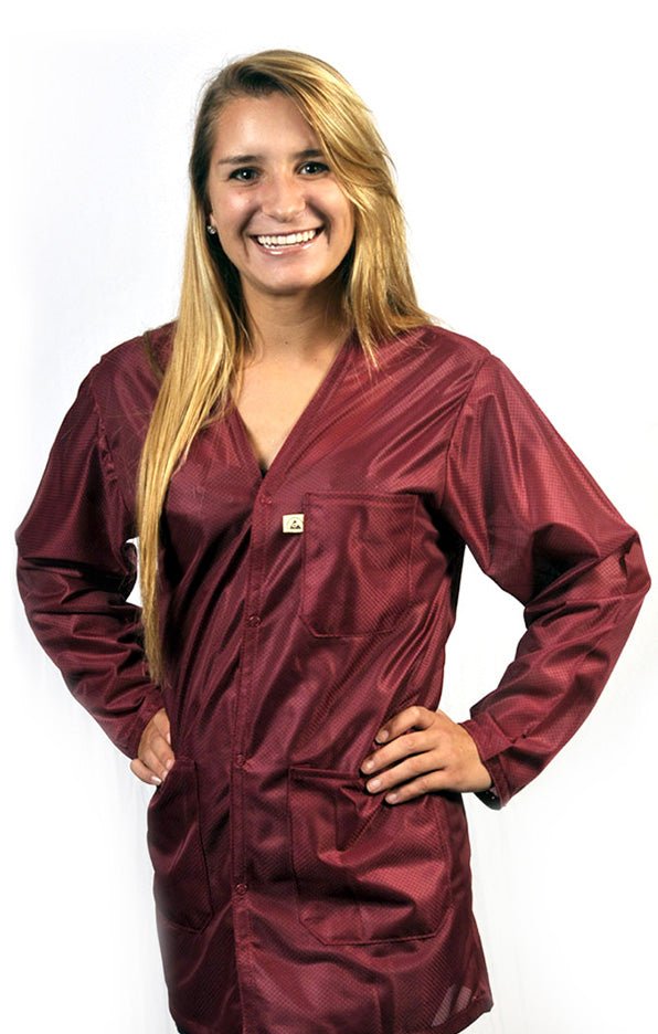 Tech Wear VOJ - 33KEY - 4XL Smock - Traditional OFX - 100 - Jacket - 3 Pocket Color = Burgundy, 4XL, With Key - KEM - TRON INC.