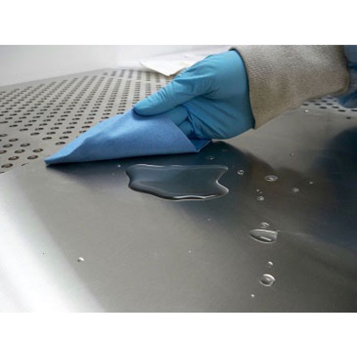 Teknipure TZ1PCS1B - 99, Polyester - Cellulose Non - Woven Blue Wiper, 9 in x 9 in Case of 3,000 - KEM - TRON INC.