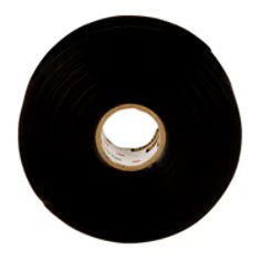 3M 7000006090 Scotch® Linerless Rubber Splicing Tape 130C, 1 in x 30 ft, Black, 1 roll/carton, 24 rolls/Case - KEM - TRON INC.