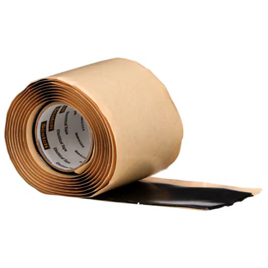 3M 7000006227 Scotch® Cable Jacket Repair Tape 2234, 2 in x 6 ft, Black, 1 roll/carton, 10 rolls/Case - KEM - TRON INC.