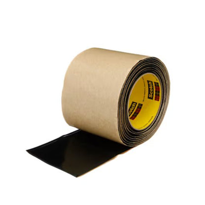 3M 7000026559 Scotch® Vinyl Mastic Roll 2210, 4 in x 10 ft, Black, 1 roll/carton, 10 rolls/Case - KEM - TRON INC.