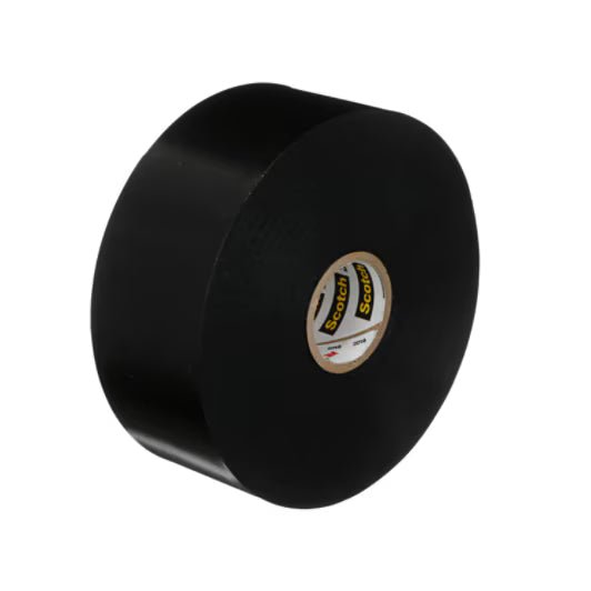 3M 7000031459 Scotch® Vinyl Electrical Tape Super 88, 1 - 1/2 in x 36 yd, Black, 12 rolls/Case - KEM - TRON INC.