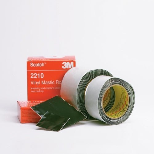 3M 7000031582 Scotch® Mastic Strip 2230, 0.624 in x 6 in, Black, 1 strips/bag, 40 strips/Case - KEM - TRON INC.