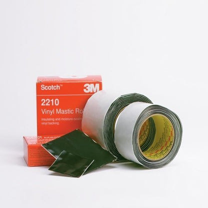 3M 7000031582 Scotch® Mastic Strip 2230, 0.624 in x 6 in, Black, 1 strips/bag, 40 strips/Case - KEM - TRON INC.