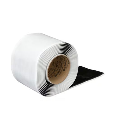3M 7000043008 Scotch - Seal™ Mastic Tape Compound 2229, 3 - 3/4 in x 10 ft, Black, 1 roll/carton, 8 rolls/Case - KEM - TRON INC.