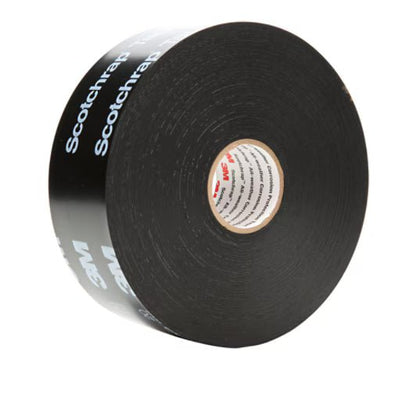 3M 7000043017 Scotchrap™ Vinyl Corrosion Protection Tape 51, 4 in x 100 ft, Printed, Black, 4 rolls/Case - KEM - TRON INC.