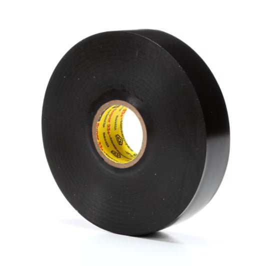 3M 7000057831 Scotch® Super 33+ Vinyl Electrical Tape, 3/4 in x 36 yd, Black, 48 rolls/Case - KEM - TRON INC.