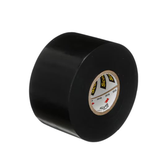 3M 7000058433 Scotch® Vinyl Electrical Tape Super 88, 1 - 1/2 in x 44 ft, Black, 10 rolls/carton, 100 rolls/Case - KEM - TRON INC.