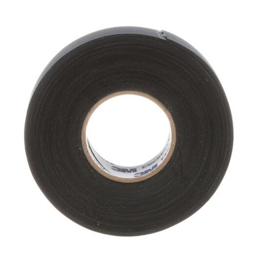 3M 7000089970 Temflex Rubber Splicing Tape 2155, 3/4 in x 22 ft, Black, 20 rolls/Case - KEM - TRON INC.