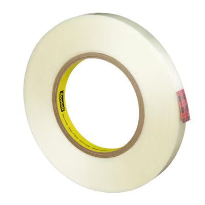 3M 7000123807 Scotch® Filament Tape 880, Clear, 12 mm x 55 m, 7.7 mil - KEM - TRON INC.