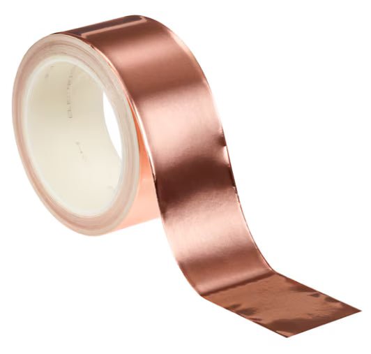 3M 7000132170 EMI Copper Foil Shielding Tape 1181, 2 in x 18 yd (50,80 mm x 16.5 m), 5 per case - KEM - TRON INC.