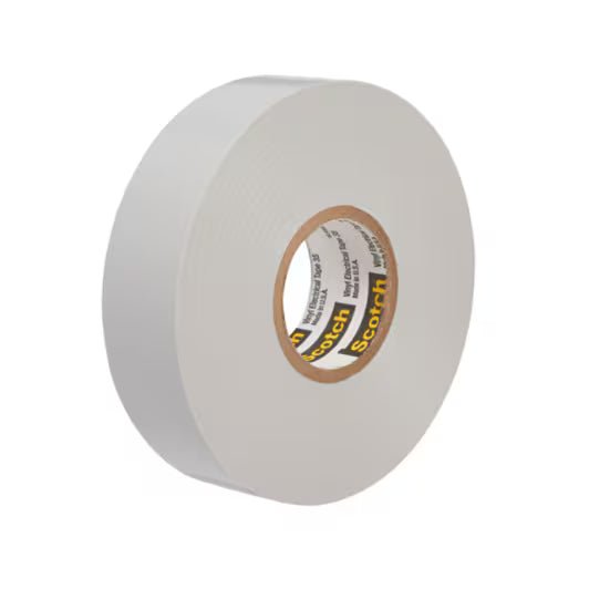 3M 7000132640 Scotch® Vinyl Color Coding Electrical Tape 35, 1/2 in x 20 ft, Gray, 10 rolls/carton, 100 rolls/Case - KEM - TRON INC.