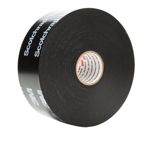 3M 7000132743 Scotchrap™ Vinyl Corrosion Protection Tape 51, 2 in x 100 ft, Printed, Black, 12 rolls/Case - KEM - TRON INC.