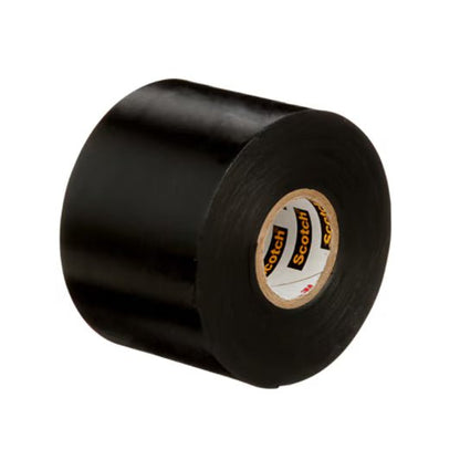3M 7000132759 Linerless Electrical Rubber Tape 2242, 2 in x 15 ft, 1 in core, Black, 1 roll/carton, 8 rolls/case - KEM - TRON INC.