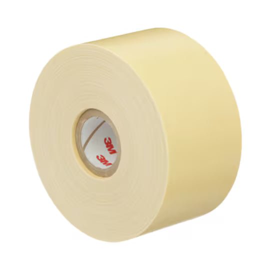 3M 7000132814 Scotch® Varnished Cambric Tape 2520, 2 in x 36 yd, Yellow, 16 rolls/Case - KEM - TRON INC.