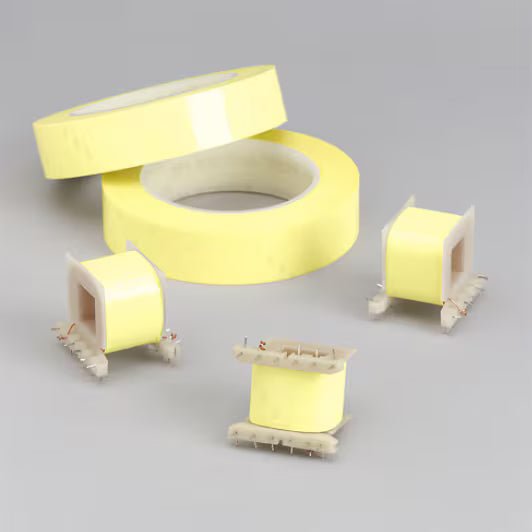 3M 7000132837 Polyester Film Electrical Tape 1350F - 1, 24 in x 72 yd Log, 3 in Paper Core, White, 1 Roll/Case - KEM - TRON INC.